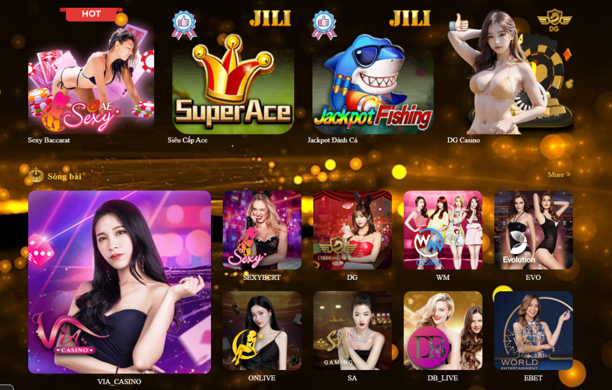 Những trò chơi nổi bật tại casino Bet88